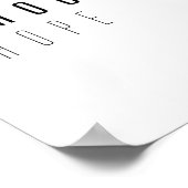 Wählen Sie Hoffnung. In allen Dingen. Poster & Pri (Ecke)
