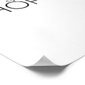 Wählen Sie Hoffnung. Poster & Prints (Ecke)