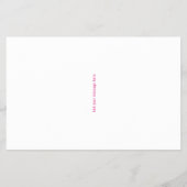 Wählen Sie Homecomoming Queen Pink Magazine Style Flyer (Hinten)