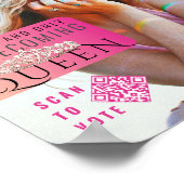 Wählen Sie Homecomoming Queen Pink Magazine Style  Poster (Ecke)