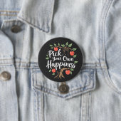 Wählen Sie Ihr eigenes Glück Apple Picking Saison Button (Beispiel)