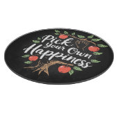 Wählen Sie Ihr eigenes Glück Apple Picking Saison  Schneidebrett (Ecke)