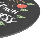 Wählen Sie Ihr eigenes Glück Apple Picking Saison Schneidebrett (Ecke)