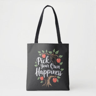 Wählen Sie Ihr eigenes Glück Apple Picking Saison Tasche