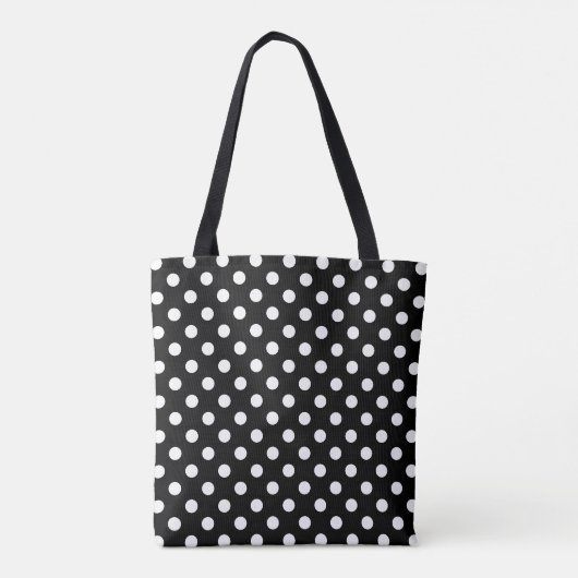 Wählen Sie Ihr eigenes Polka Dot Muster aus Tasche (Rückseite)