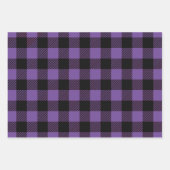 Wählen Sie Ihr farbanpassbares Buffalo Kariert Geschenkpapier Set (Vorderseite)