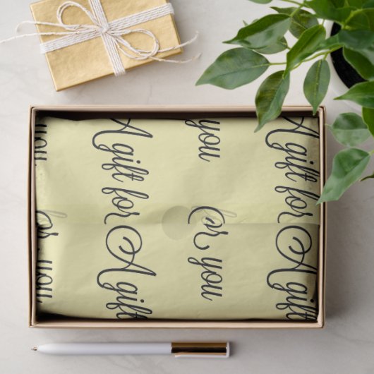 Wählen Sie Ihr farbiges Extravagantes Farbkalligra Seidenpapier (Geschenk)