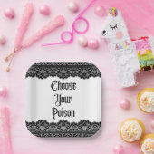 Wählen Sie Ihr Gift aus Pappteller (Party)