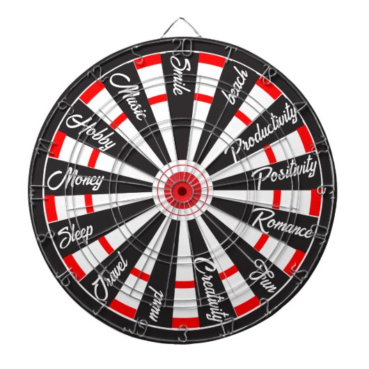Wählen Sie Ihr Glück heute Dartscheibe (vorne)