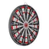 Wählen Sie Ihr Glück heute Dartscheibe (Vorderseite Links)