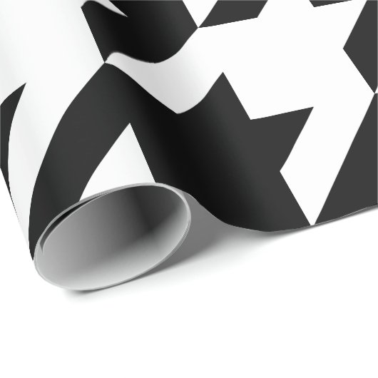 Wählen Sie Ihr Hintergrundfarbe-Hahnentrittmuster Geschenkpapier (Rolleneckpunkt)