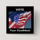 Wählen Sie "Ihr Kandidat" - Schaltfläche für die W Button (Vorderseite)