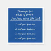 Wählen Sie Ihr Nickerchen Schulfarben Abschluss Sp Serviette (Vorderseite)