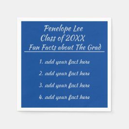 Wählen Sie Ihr Nickerchen Schulfarben Abschluss Sp Serviette