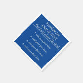 Wählen Sie Ihr Nickerchen Schulfarben Abschluss Sp Serviette (Ecke)