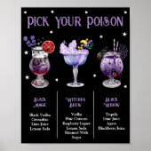 Wählen Sie Ihr Poison Witchy Halloween 3 Cocktailm Poster (Vorne)