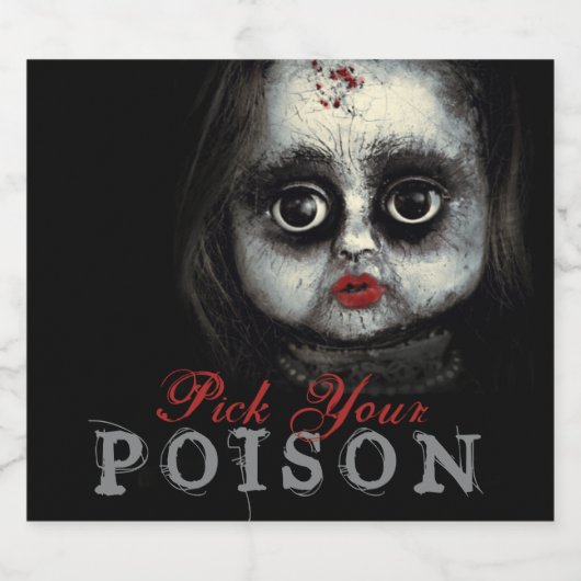 Wählen Sie Ihr Spuk Halloween-Party aus. Alkoholflaschenetikett (Einzelnes Label)