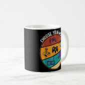Wählen Sie Ihr Video Game Gaming Console Game für Kaffeetasse (VorderseiteRechts)