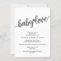 Wählen Sie Ihre Color Baby Liebe Dusche aus.