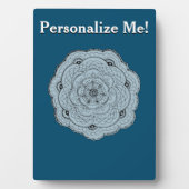 Wählen Sie Ihre eigene Blume für die Farblasche. Fotoplatte (Vorderseite)