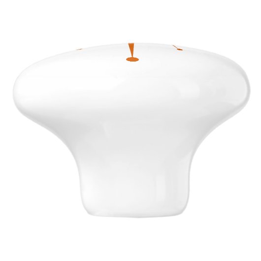 Wählen Sie Ihre eigene Farb-Retro Atomic-Sternexpl Keramikknauf (Seitenansicht)