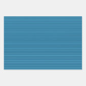 Wählen Sie Ihre eigene Farbe einfach Streifen Geschenkpapier Set (Vorderseite 2)