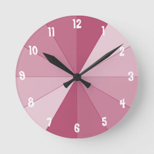 Wählen Sie Ihre eigene Farbuhr aus, um Ihren Deko Runde Wanduhr
