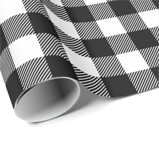 Wählen Sie Ihre eigene Hintergrundfarbe Buffalo Ka Geschenkpapier (Rolleneckpunkt)