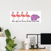 Wählen Sie Ihre eigene Richtung - SRF Poster (Heimbüro)