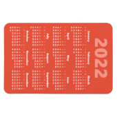 Wählen Sie Ihre eigenen Farben | 2022 Kalender Mag Magnet (Horizontal)