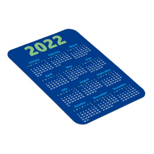 Wählen Sie Ihre eigenen Farben aus | Kalenderzeits Magnet (Rechte Seite)