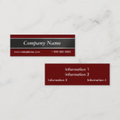 Wählen Sie Ihre Farbberuflichen Mini Visitenkarte (Vorne/Hinten)