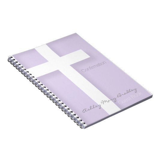 Wählen Sie Ihre Farbe 1 Modernes Confirmation Gäst Notizblock (Rechte Seite)