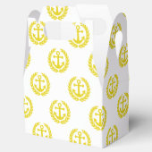 Wählen Sie Ihre Farbe Anker nautische Hochzeit Geschenkschachtel (Geöffnet)