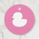 Wählen Sie Ihre Farbe Cruise Duck Geschenkanhänger (Rückseite)