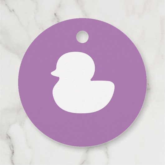 Wählen Sie Ihre Farbe Cruise Duck Geschenkanhänger (Rückseite)