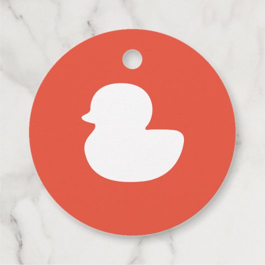 Wählen Sie Ihre Farbe Cruise Duck Geschenkanhänger (Rückseite)