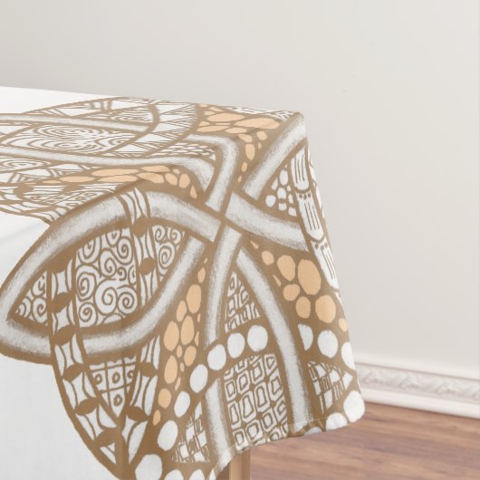 Wählen Sie Ihre Farbe keltisches Dekorationsmuster Tischdecke (Beispiel)