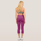 WÄHLEN SIE IHRE FARBE ODER DIE Yoga capri Leggings (Rückseite)