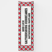 WÄHLEN SIE IHRE FARBE- ODER ROTE Fußballmannschaft Banner (Vertikal)