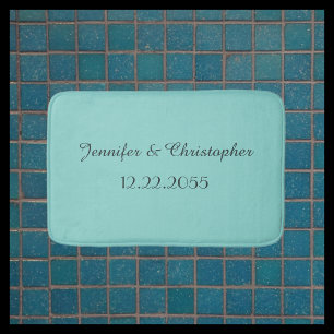 WÄHLEN SIE IHRE FARBE Personalisierte Push Bath Ma Badematte