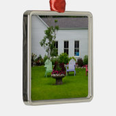 Wählen Sie Ihre Farbe Silbernes Ornament (Rechts)