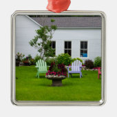 Wählen Sie Ihre Farbe Silbernes Ornament (Vorne)