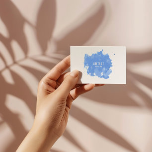 Wählen Sie Ihre Farbe, Wasserfarbe, Spritzen Visitenkarte