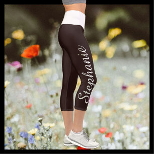 WÄHLEN SIE IHRE FARBE-Yoga-Capri-Leggings Capri Leggings