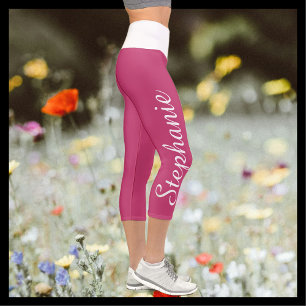WÄHLEN SIE IHRE FARBE-Yoga-Capri-Leggings Capri Leggings