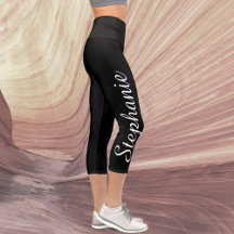 WÄHLEN SIE IHRE FARBE Yoga Name Capri Leggings
