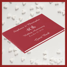 WÄHLEN SIE IHRE FARBROT 40 JAHRESJAHRE Party.