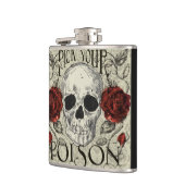 Wählen Sie Ihre Gift-Schädel-Flasche aus Flachmann (Links)