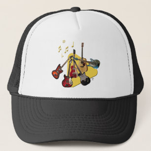Wählen Sie Ihre Gitarre aus Truckerkappe